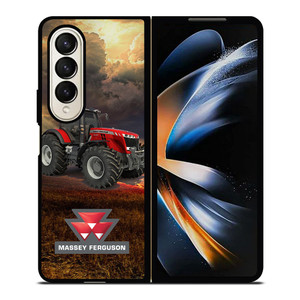 MASSEY FERGUSON TRACKTORS Samsung Galaxy Z Fold 4 Case Cover MASSEY FERGUSON TRACKTORS Samsung Galaxy Z Fold 4 Case Cover