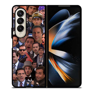 MICHAEL SCOTT COLLAGE Samsung Galaxy Z Fold 4 Case Cover