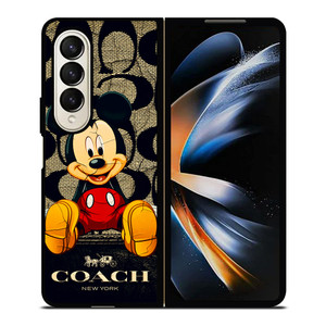 MICKEY MOUSE COACH DISNEY Samsung Galaxy Z Fold 4 Case Cover MICKEY MOUSE COACH DISNEY Samsung Galaxy Z Fold 4 Case Cover