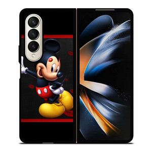 MICKEY MOUSE KISS Samsung Galaxy Z Fold 4 Case Cover MICKEY MOUSE KISS Samsung Galaxy Z Fold 4 Case Cover