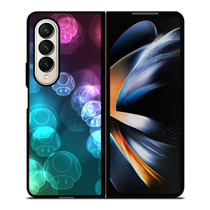 MUSHROOM NEON MARIO BROSS Samsung Galaxy Z Fold 4 Case Cover
