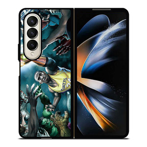 NBA KOBE BRYANTS MARVEL HEROES Samsung Galaxy Z Fold 4 Case Cover