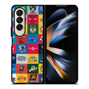 NBA TEAM COLLAGE Samsung Galaxy Z Fold 4 Case Cover