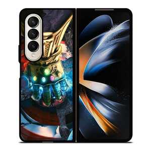 NEW AVENGER INFINITY THANOS HAND Samsung Galaxy Z Fold 4 Case Cover NEW AVENGER INFINITY THANOS HAND Samsung Galaxy Z Fold 4 Case Cover