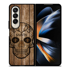NEW ORLEANS SAINTS SKULL 2 Samsung Galaxy Z Fold 4 Case Cover