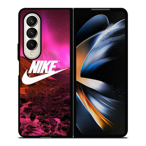 NIKE LOGO AURORA PURPLE Samsung Galaxy Z Fold 4 Case Cover