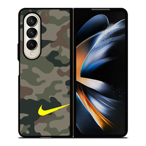 NIKE LOGO CAMO ARMY Samsung Galaxy Z Fold 4 Case Cover NIKE LOGO CAMO ARMY Samsung Galaxy Z Fold 4 Case Cover