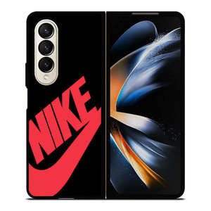 NIKE LOGO RED Samsung Galaxy Z Fold 4 Case Cover