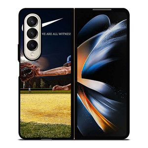 NIKE LOGO WE ARE ALL WITNESSES BASEBALL Samsung Galaxy Z Fold 4 Case Cover