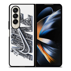 NIKE SWOOSH MECHANIC LOGO Samsung Galaxy Z Fold 4 Case Cover