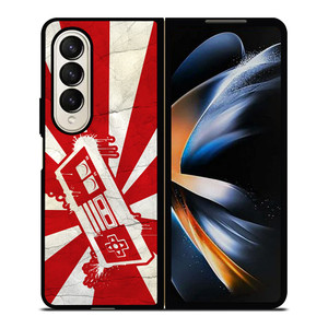NINTENDO CONTROLLER WALPAPER RETRO Samsung Galaxy Z Fold 4 Case Cover NINTENDO CONTROLLER WALPAPER RETRO Samsung Galaxy Z Fold 4 Case Cover