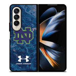 NOTRE DAME FIGHTING FOOTBALL UNDER ARMOUR Samsung Galaxy Z Fold 4 Case Cover
