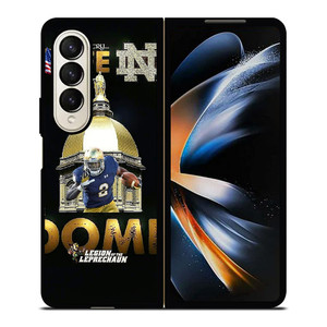 NOTRE DAME ND GOD COUNTRY Samsung Galaxy Z Fold 4 Case Cover
