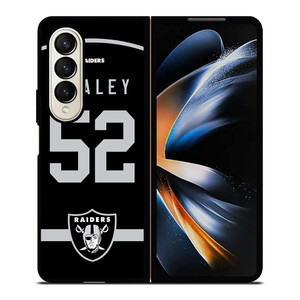 OAKLAND RAIDERS BRALEY Samsung Galaxy Z Fold 4 Case Cover