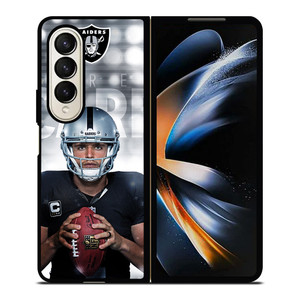 OAKLAND RAIDERS DEREK CARR Samsung Galaxy Z Fold 4 Case Cover