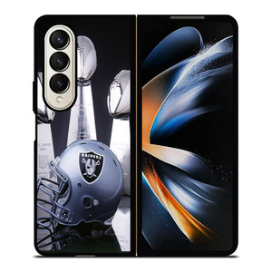 OAKLAND RAIDERS LOMBARDI TROPHIES Samsung Galaxy Z Fold 4 Case Cover