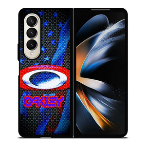 OAKLEY LOGO AMERICAN FLAG Samsung Galaxy Z Fold 4 Case Cover OAKLEY LOGO AMERICAN FLAG Samsung Galaxy Z Fold 4 Case Cover