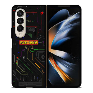 PAC MAN CIRCUIT ENGINE Samsung Galaxy Z Fold 4 Case Cover