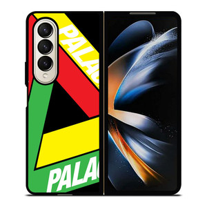 PALACE BIG LOGO RED YELLOW GREEN Samsung Galaxy Z Fold 4 Case Cover