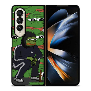 PEPE THE FROG TSM Samsung Galaxy Z Fold 4 Case Cover PEPE THE FROG TSM Samsung Galaxy Z Fold 4 Case Cover