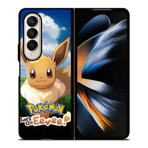 POKEMON EEVEE 2 Samsung Galaxy Z Fold 4 Case Cover POKEMON EEVEE 2 Samsung Galaxy Z Fold 4 Case Cover