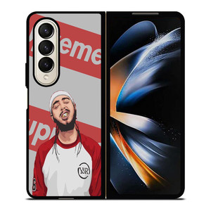 POST MALONE SUPREME Samsung Galaxy Z Fold 4 Case Cover POST MALONE SUPREME Samsung Galaxy Z Fold 4 Case Cover