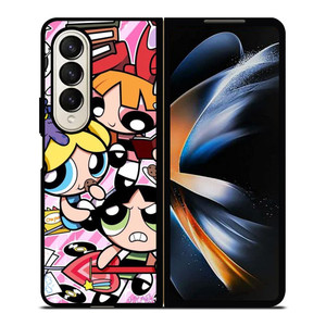 POWER PUFF GIRL CARTOON Samsung Galaxy Z Fold 4 Case Cover