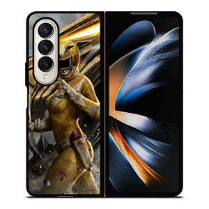 POWER RANGER YELLOW Samsung Galaxy Z Fold 4 Case Cover POWER RANGER YELLOW Samsung Galaxy Z Fold 4 Case Cover