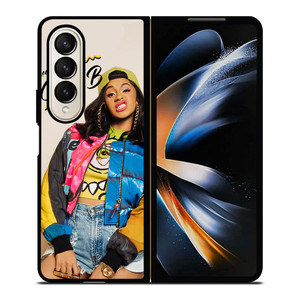 RAPPER CARDI B Samsung Galaxy Z Fold 4 Case Cover
