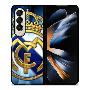 REAL MADRID SHINE LOGO Samsung Galaxy Z Fold 4 Case Cover REAL MADRID SHINE LOGO Samsung Galaxy Z Fold 4 Case Cover