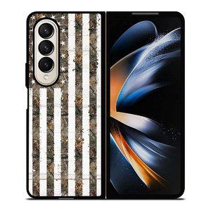 REALTREE CAMO FLAG Samsung Galaxy Z Fold 4 Case Cover REALTREE CAMO FLAG Samsung Galaxy Z Fold 4 Case Cover