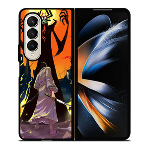 SAMURAI JACK ART Samsung Galaxy Z Fold 4 Case Cover SAMURAI JACK ART Samsung Galaxy Z Fold 4 Case Cover
