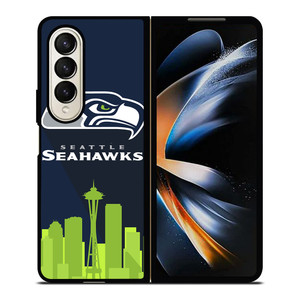 SEATTLE SEAHAWKS LOGO Samsung Galaxy Z Fold 4 Case Cover SEATTLE SEAHAWKS LOGO Samsung Galaxy Z Fold 4 Case Cover
