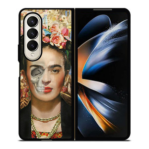 SKULL FRIDA KAHLO Samsung Galaxy Z Fold 4 Case Cover