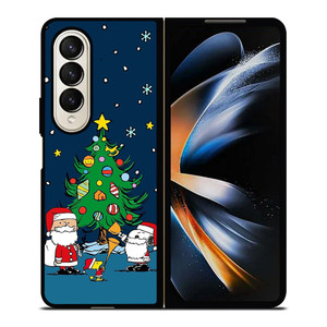 SNOOPY AND SANTA THE PEANUTS Samsung Galaxy Z Fold 4 Case Cover SNOOPY AND SANTA THE PEANUTS Samsung Galaxy Z Fold 4 Case Cover