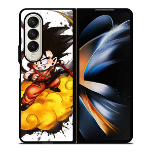 SON GOKU CHILD WITH THE CLOUD Samsung Galaxy Z Fold 4 Case Cover SON GOKU CHILD WITH THE CLOUD Samsung Galaxy Z Fold 4 Case Cover