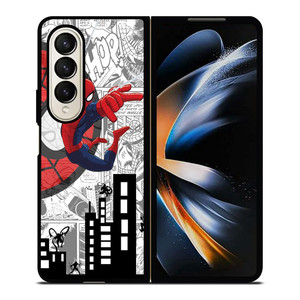 SPIDEMAN CARTOON COMIC Samsung Galaxy Z Fold 4 Case Cover