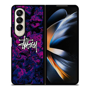 STUSSY LOGO ART Samsung Galaxy Z Fold 4 Case Cover STUSSY LOGO ART Samsung Galaxy Z Fold 4 Case Cover
