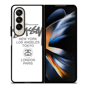 STUSSY LOGO Samsung Galaxy Z Fold 4 Case Cover