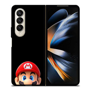 SUPER MARIO BROSS HEAD Samsung Galaxy Z Fold 4 Case Cover SUPER MARIO BROSS HEAD Samsung Galaxy Z Fold 4 Case Cover