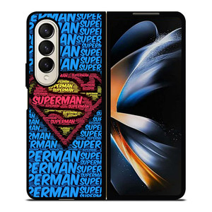 SUPERMAN LOGO ART Samsung Galaxy Z Fold 4 Case Cover SUPERMAN LOGO ART Samsung Galaxy Z Fold 4 Case Cover