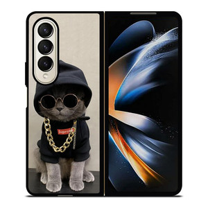 SUPREME HYPER BEAST CAT Samsung Galaxy Z Fold 4 Case Cover SUPREME HYPER BEAST CAT Samsung Galaxy Z Fold 4 Case Cover