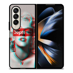 SUPREME MARILYN MONROE Samsung Galaxy Z Fold 4 Case Cover SUPREME MARILYN MONROE Samsung Galaxy Z Fold 4 Case Cover