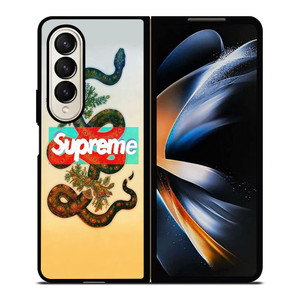 SUPREME THE SNAKE Samsung Galaxy Z Fold 4 Case Cover SUPREME THE SNAKE Samsung Galaxy Z Fold 4 Case Cover