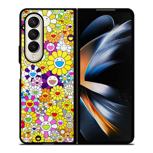 TAKASHI MURAKAMI FLOWERS YELLOW Samsung Galaxy Z Fold 4 Case Cover TAKASHI MURAKAMI FLOWERS YELLOW Samsung Galaxy Z Fold 4 Case Cover