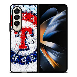 TEXAS RANGERS PRIMARY Samsung Galaxy Z Fold 4 Case Cover TEXAS RANGERS PRIMARY Samsung Galaxy Z Fold 4 Case Cover