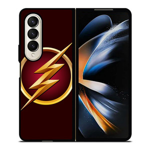 THE FLASH LOGO ICON Samsung Galaxy Z Fold 4 Case Cover