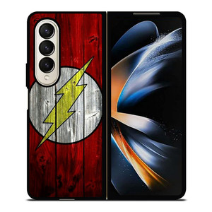 THE FLASH WOODEN Samsung Galaxy Z Fold 4 Case Cover