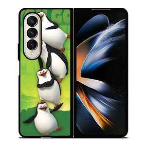 THE PENGUINS OF MADAGASKAR all character Samsung Galaxy Z Fold 4 Case Cover