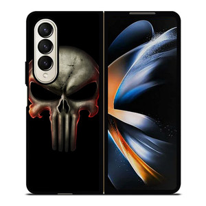 THE PUNISHER SKULL METAL 2 Samsung Galaxy Z Fold 4 Case Cover